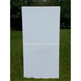 Bodenplatte fr Aluminium-Voliere 2x1 Meter